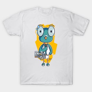 Cute Pigeon Bird Cartoon Character T-Shirt